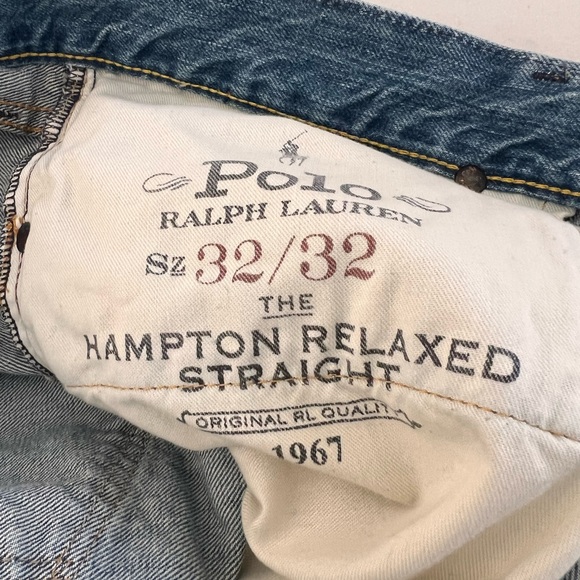 🔥NWOT Polo Ralph Lauren Hampton Relaxed Straight Jeans. Size 32/32 - Picture 12 of 14